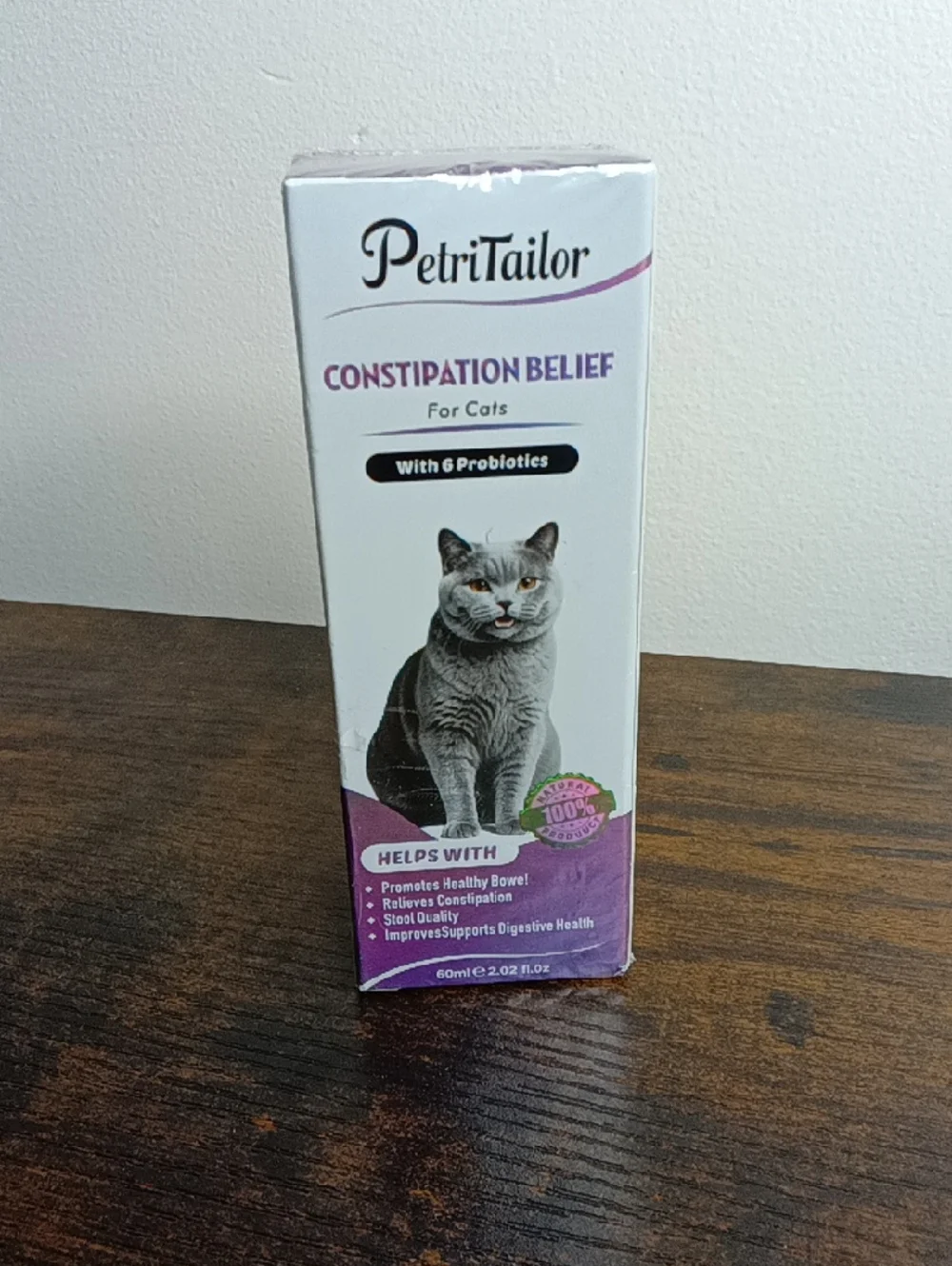 PetriTailor Cat 😺 Constipation Relief 100% Natural
